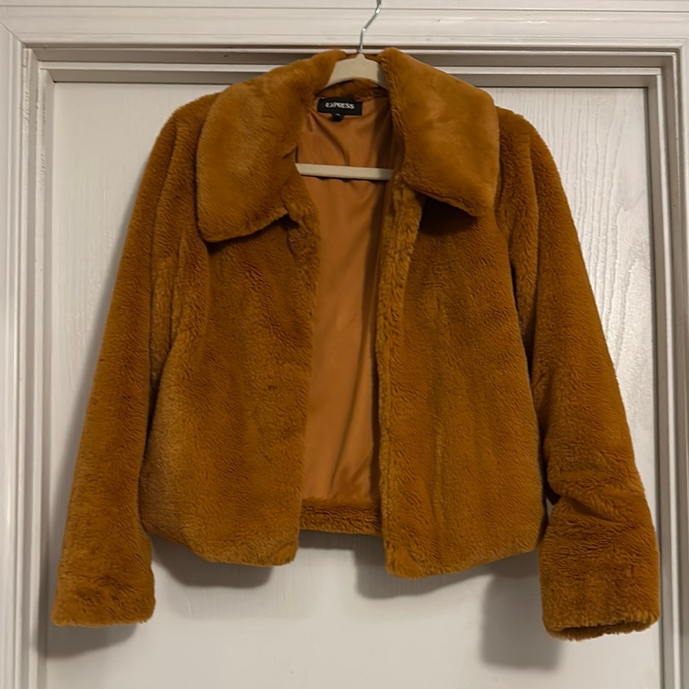 Express Faux Fur jacket size XS